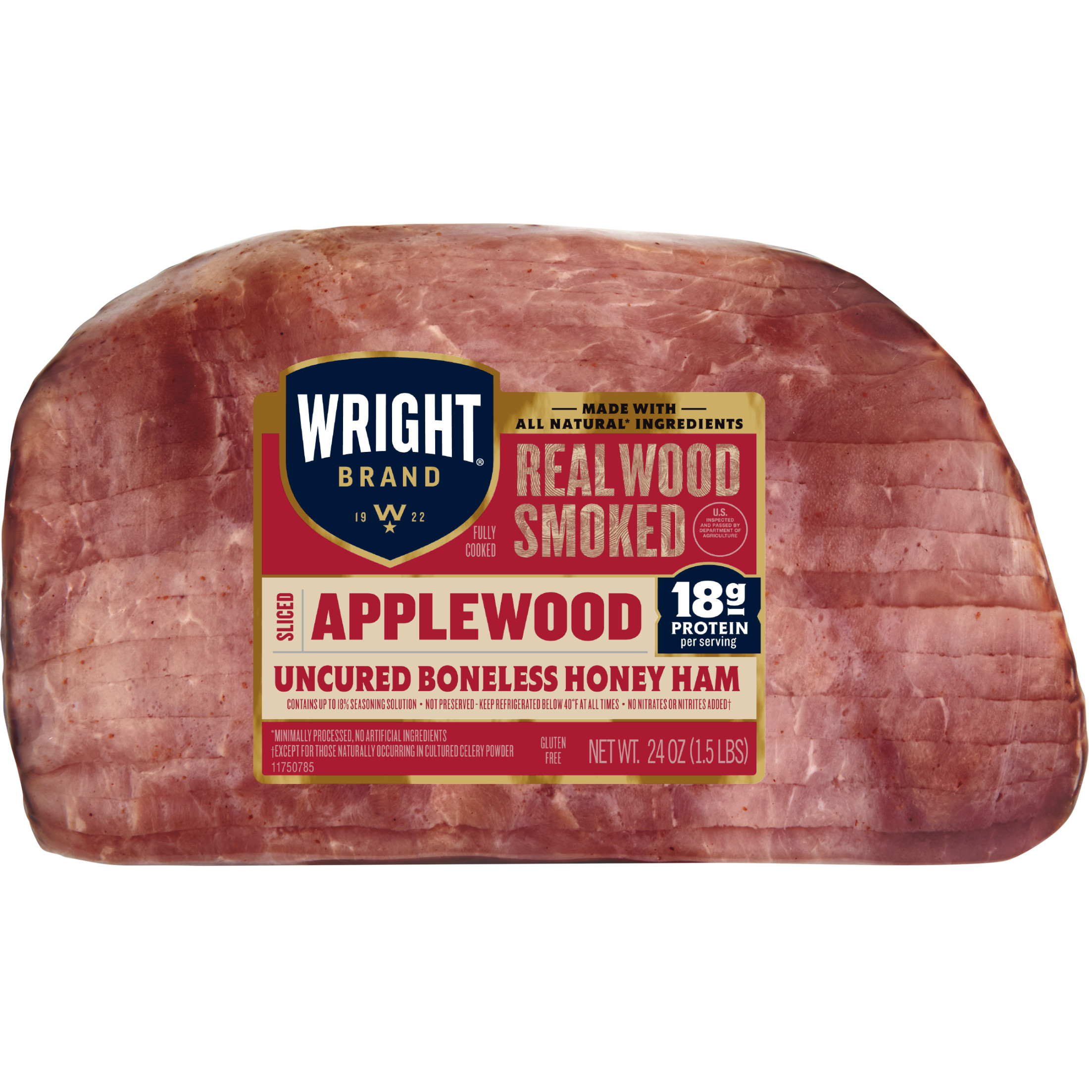 Ham Quarter Sliced Applewood Smoked Boneless Honey Ham