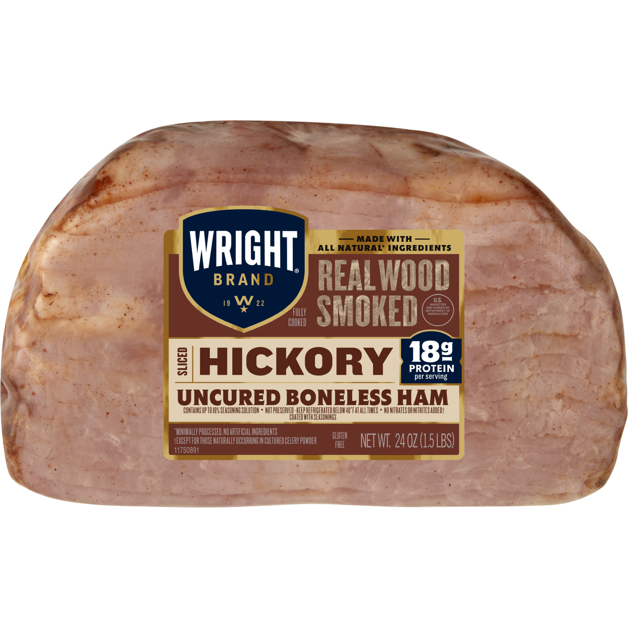 Sliced Hickory Uncured Boneless Ham