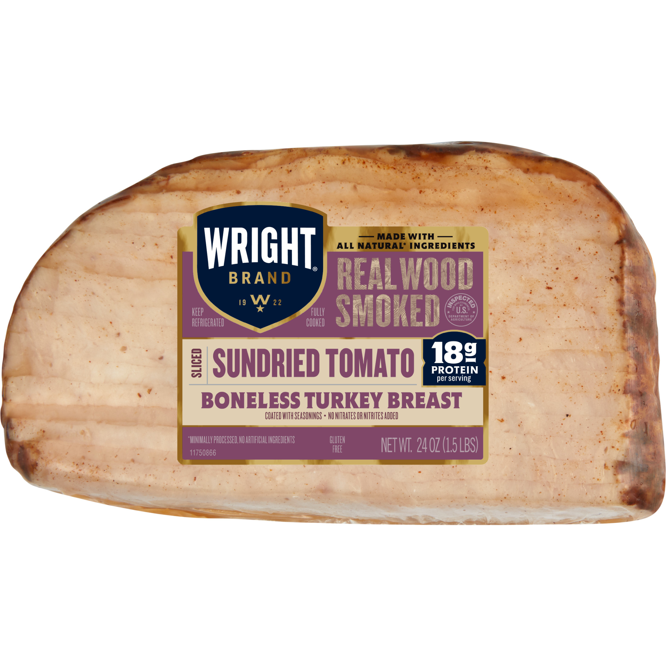 Naturally Smoked Sundried Tomato Turkey Breast